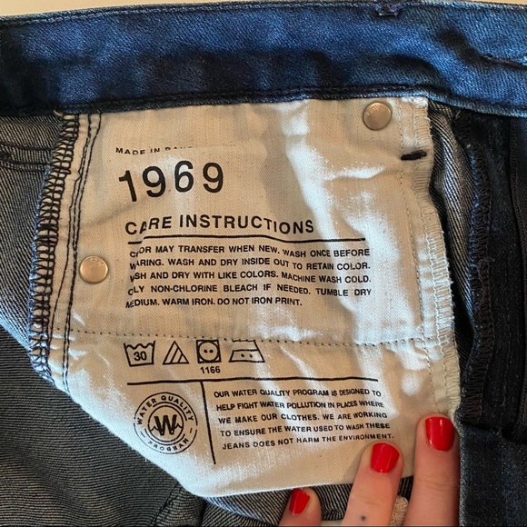 🎉HP!!🎉GAP HIGH RISE SKINNY Dark Wash Jean - Picture 7 of 10